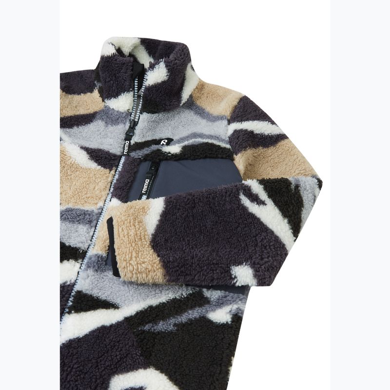 Bluza polarowa dziecięca Reima Turilas soft black 3