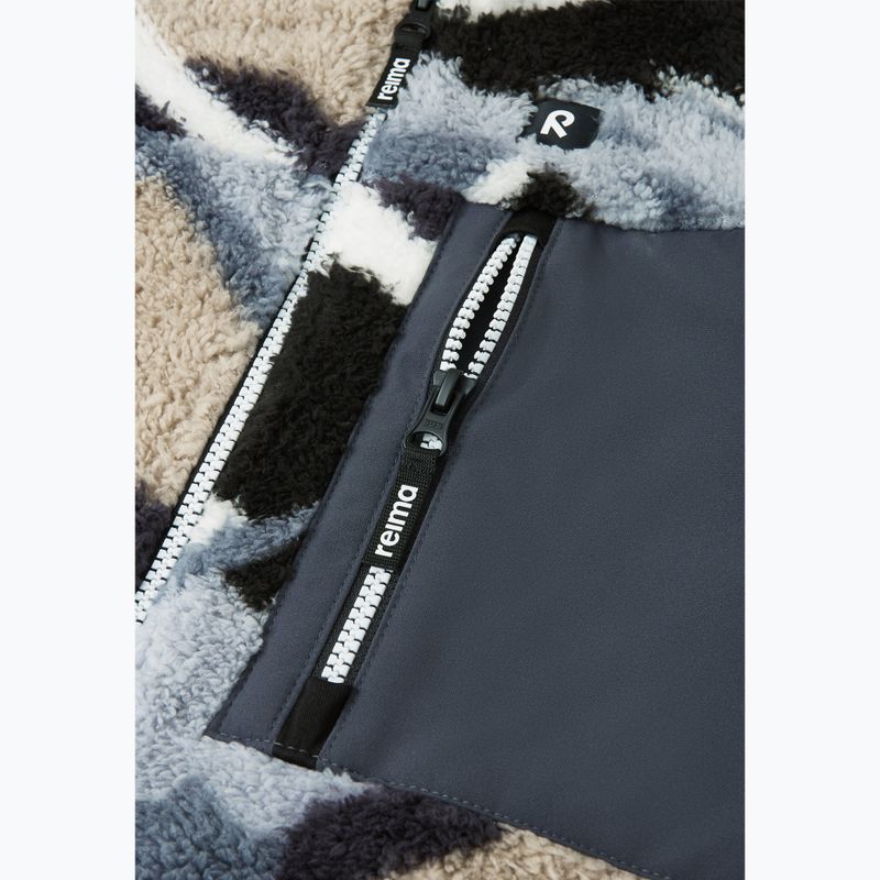 Bluza polarowa dziecięca Reima Turilas soft black 5