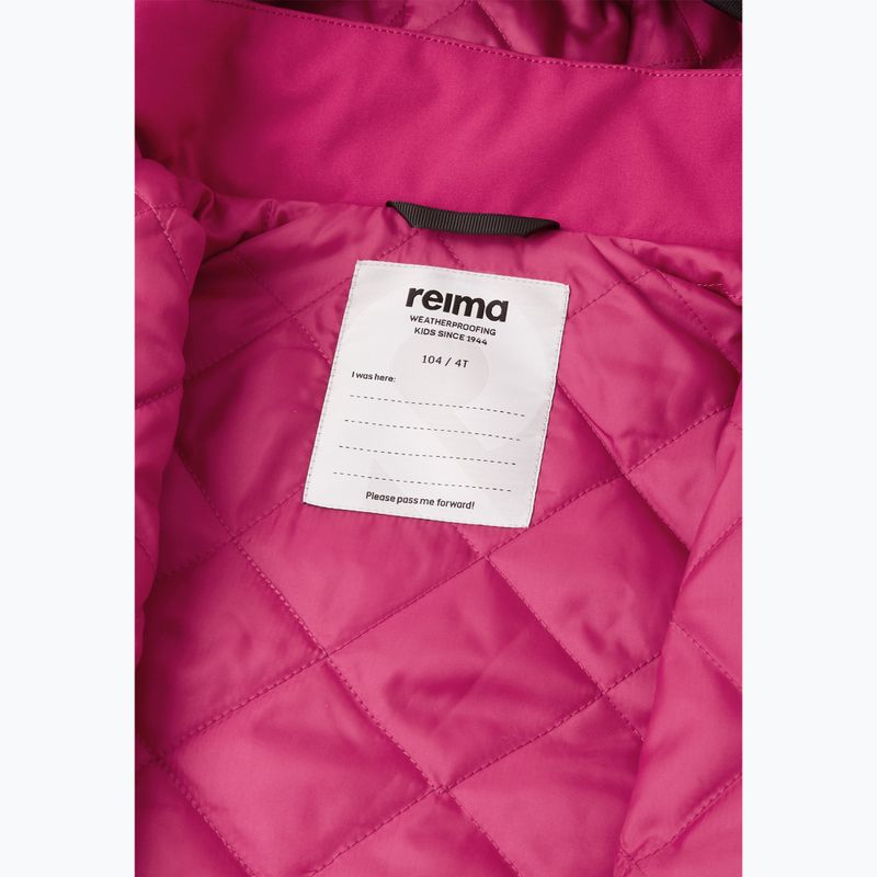 Kurtka przeciwdeszczowa dziecięca Reima Symppis rosy berry 6