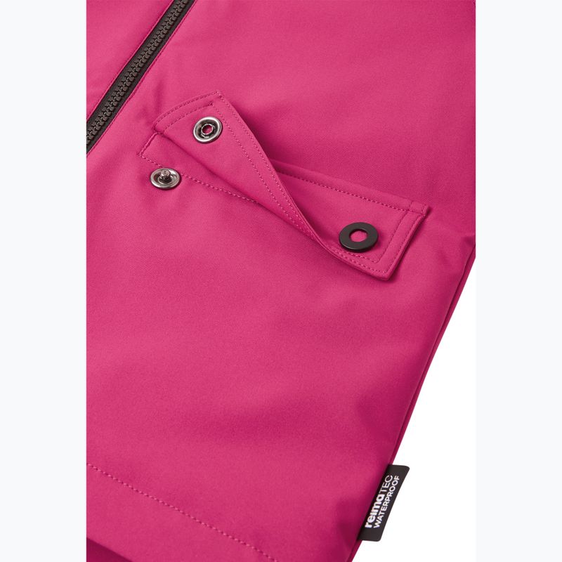 Kurtka przeciwdeszczowa dziecięca Reima Symppis rosy berry 7