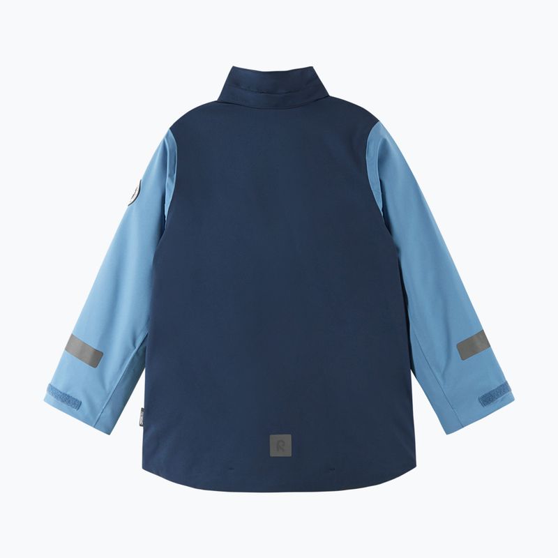 Kurtka softshell dziecięca Reima Sysma navy 3