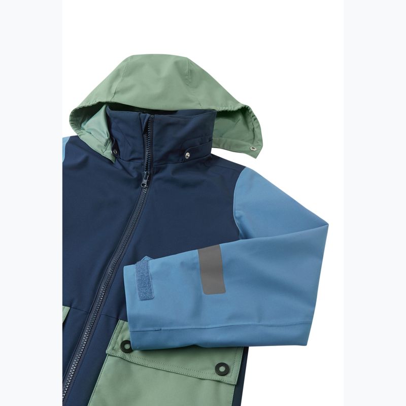 Kurtka softshell dziecięca Reima Sysma navy 4
