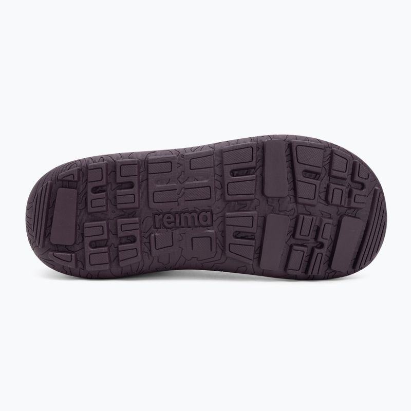 Buty barefoot dziecięce Reima Loikkii cool burgundy 4