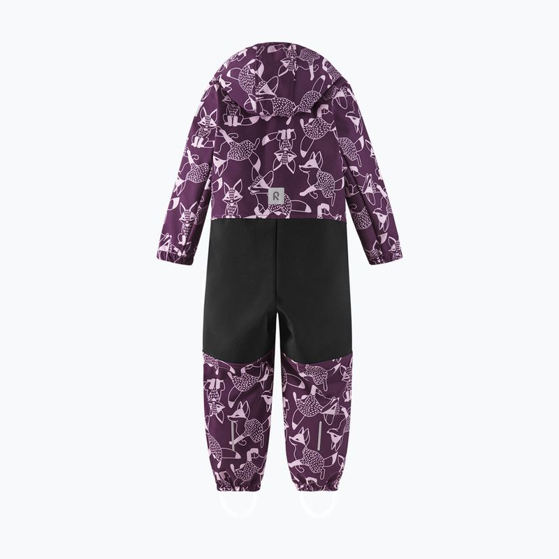 Kombinezon softshell dziecięcy Reima Nurmes deeper deep purple 3