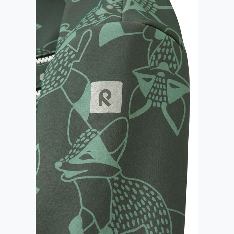 Kombinezon softshell dziecięcy Reima Nurmes deeper thyme green 6