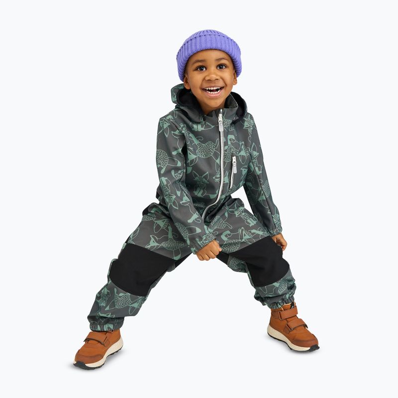 Kombinezon softshell dziecięcy Reima Nurmes deeper thyme green 11