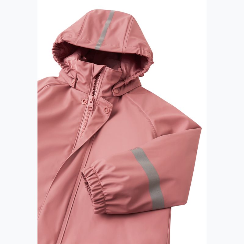 Kombinezon przeciwdeszczowy dziecięcy Reima Rapakko rose blush 3