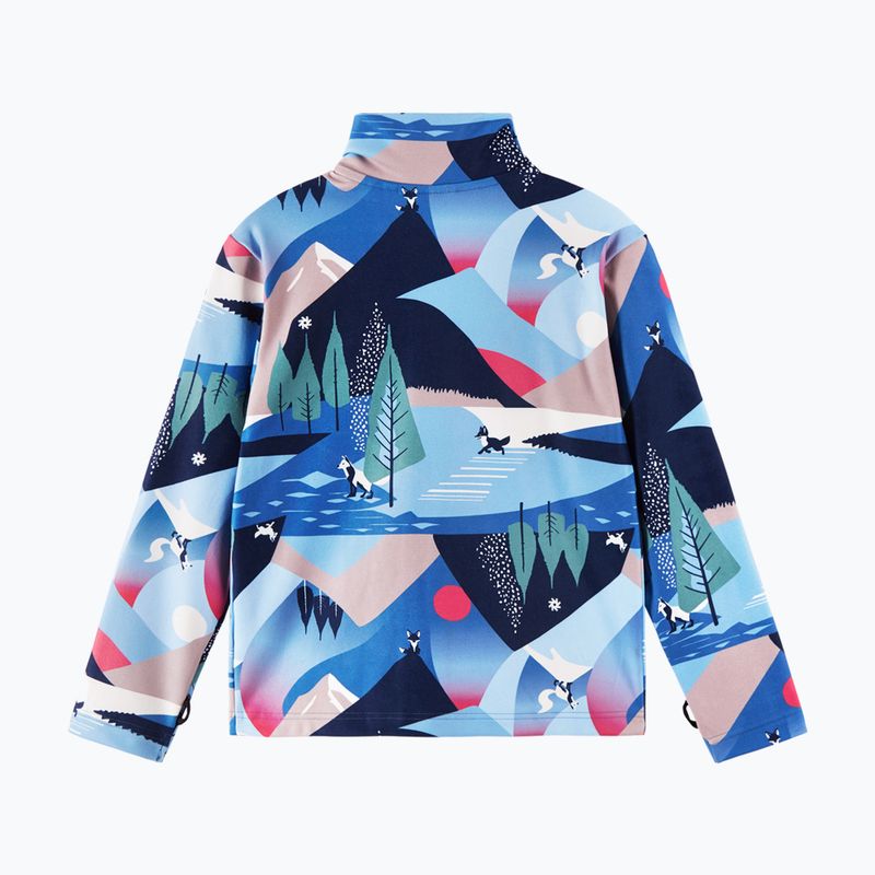 Bluza polarowa dziecięca Reima Iisisti blue ocean 2