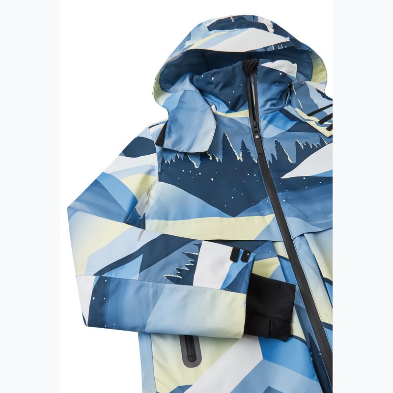 Kurtka narciarska dziecięca Reima Tirro blue ocean 4
