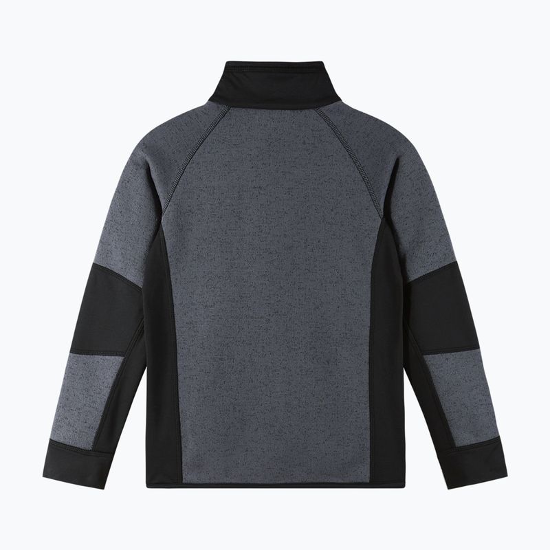 Bluza polarowa dziecięca Reima Liukuen soft black 2