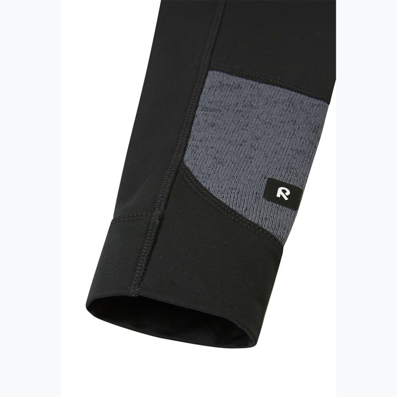Bluza polarowa dziecięca Reima Liukuen soft black 4