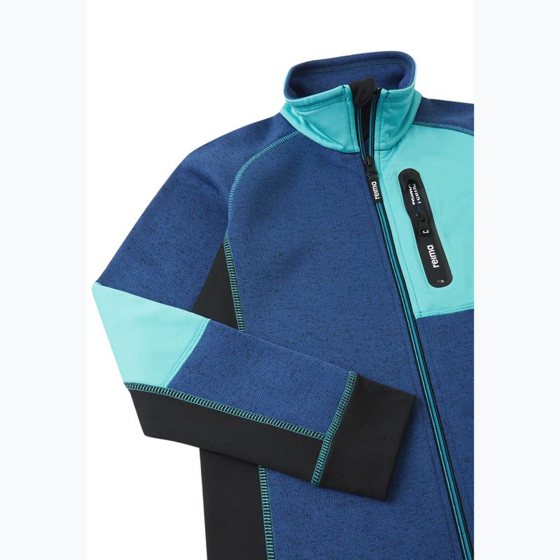 Bluza polarowa dziecięca Reima Liukuen twilight blue 3