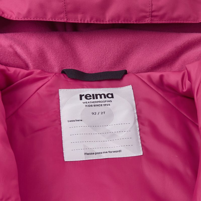 Kombinezon softshell dziecięcy Reima Puhuri rosy berry 6