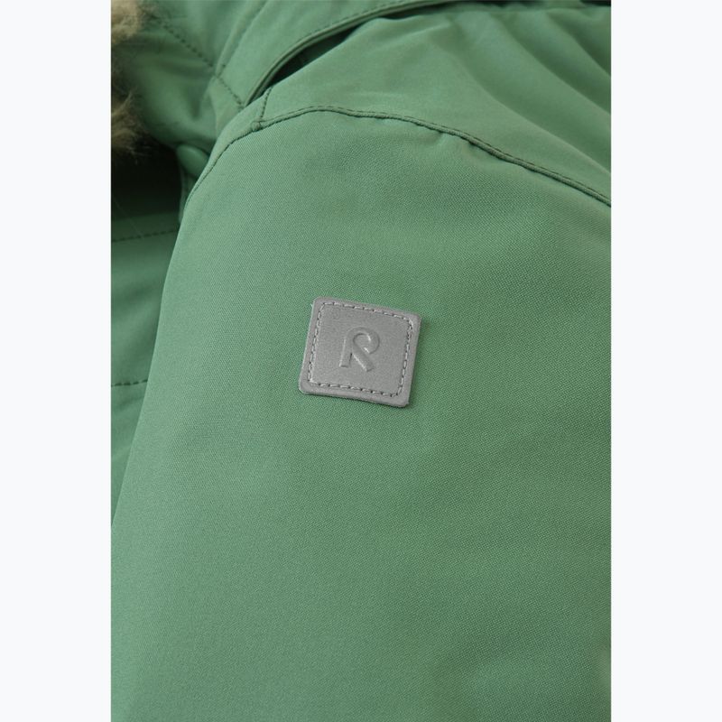 Kurtka zimowa dziecięca Reima Mutka green clay 9