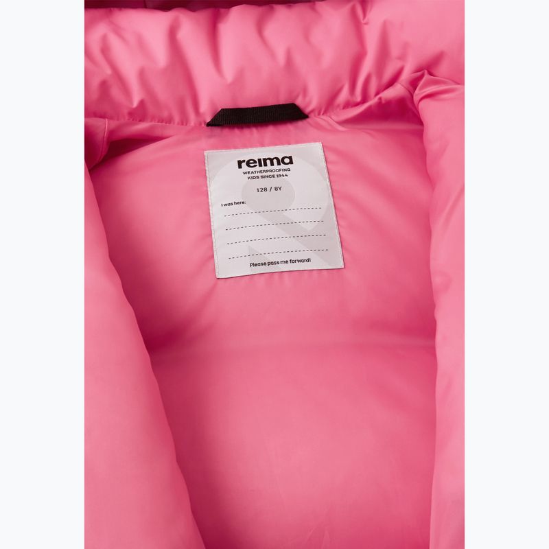 Kurtka puchowa dziecięca Reima Paimio soft coral 6
