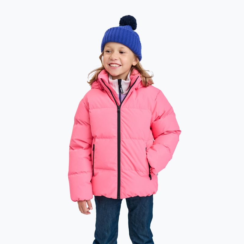 Kurtka puchowa dziecięca Reima Paimio soft coral 11