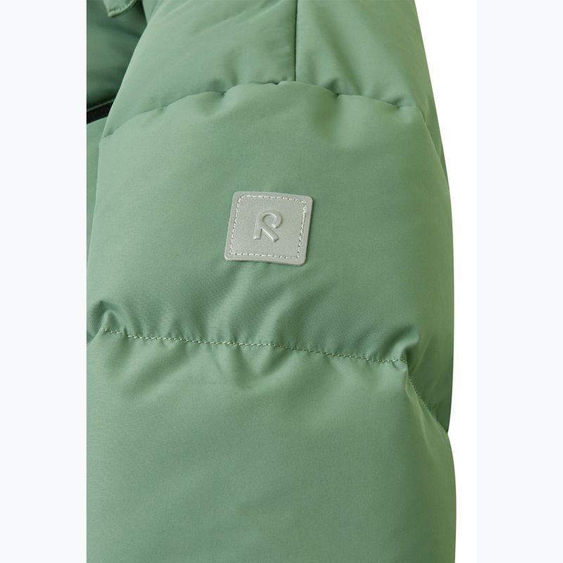 Kurtka puchowa dziecięca Reima Paimio green clay 7