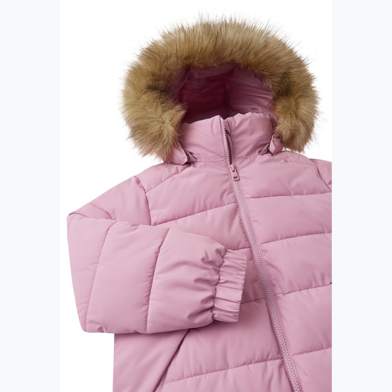 Kurtka puchowa dziecięca Reima Luvia grey pink 4