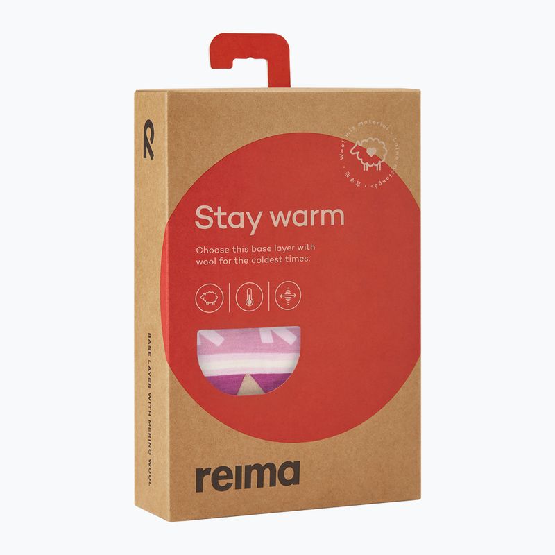 Komplet bielizny termoaktywnej dziecięcej Reima Taitoa grey pink 9