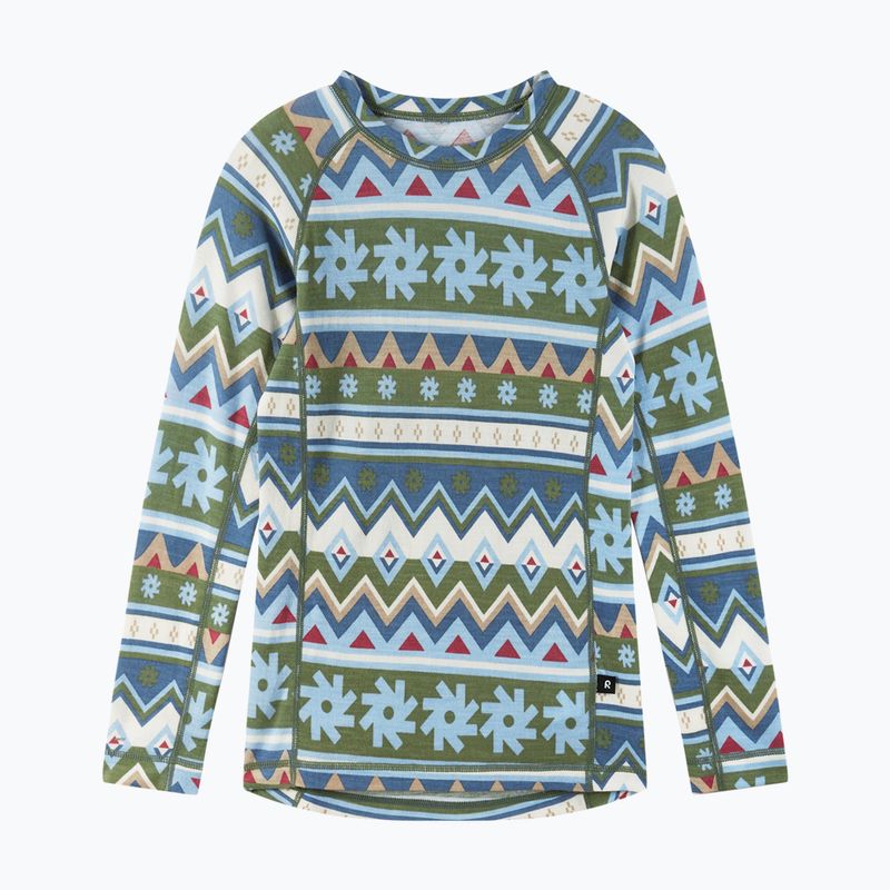 Komplet bielizny termoaktywnej dziecięcej Reima Taitoa green clay 3