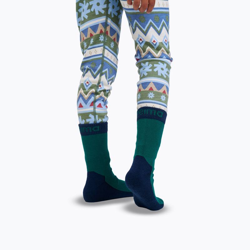 Komplet bielizny termoaktywnej dziecięcej Reima Taitoa green clay 11