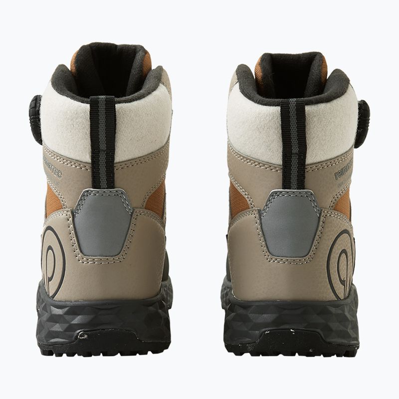 Śniegowce dziecięce Reima Hallava Quicklock earthy beige 4
