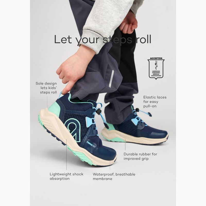 Buty dziecięce Reima Kiritin navy 10