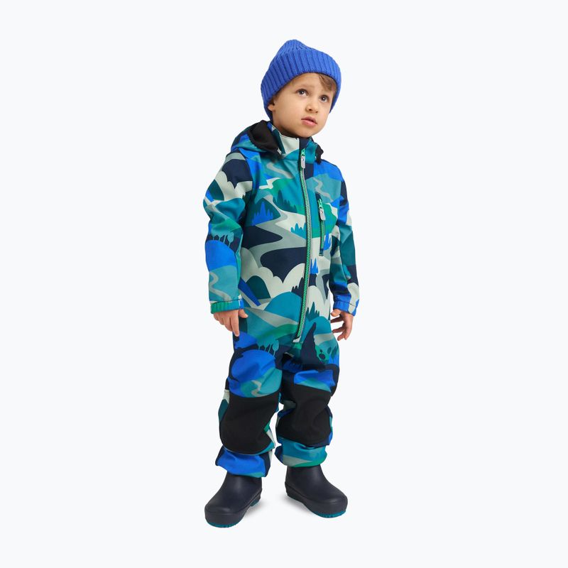 Kombinezon softshell dziecięcy Reima Nurmes sparkly blue