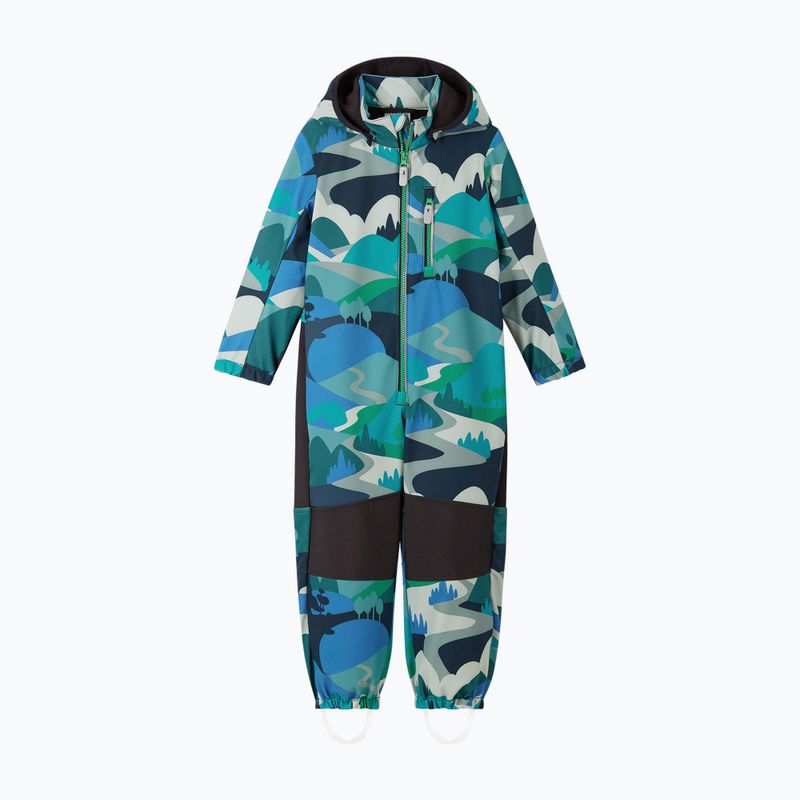 Kombinezon softshell dziecięcy Reima Nurmes sparkly blue 2
