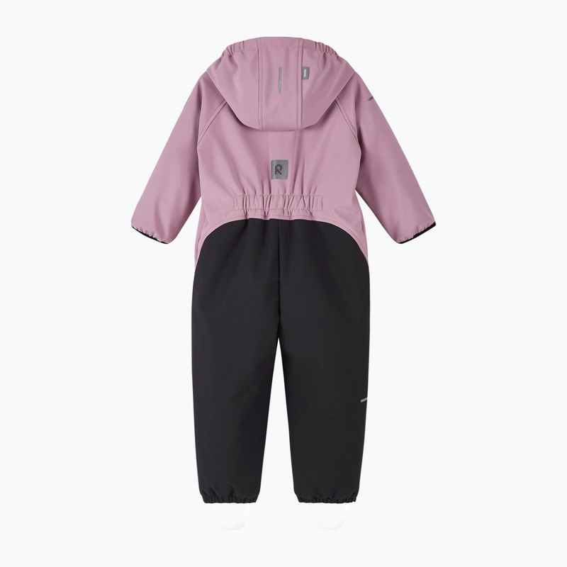 Kombinezon softshell dziecięcy Reima Mjosa grey pink 2