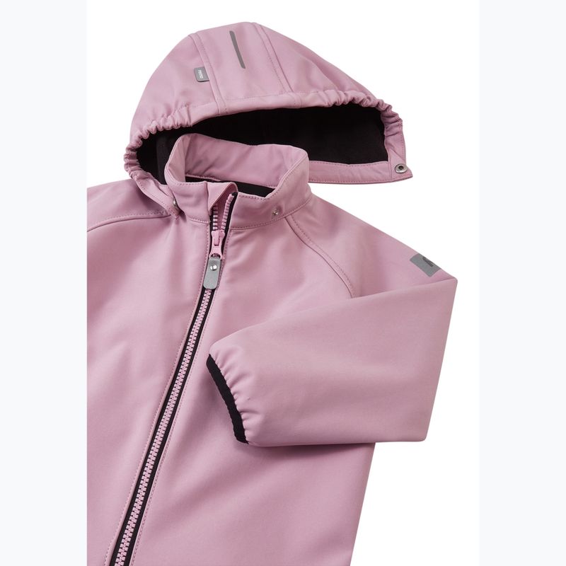 Kombinezon softshell dziecięcy Reima Mjosa grey pink 3
