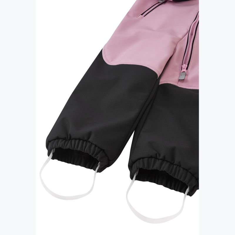 Kombinezon softshell dziecięcy Reima Mjosa grey pink 4