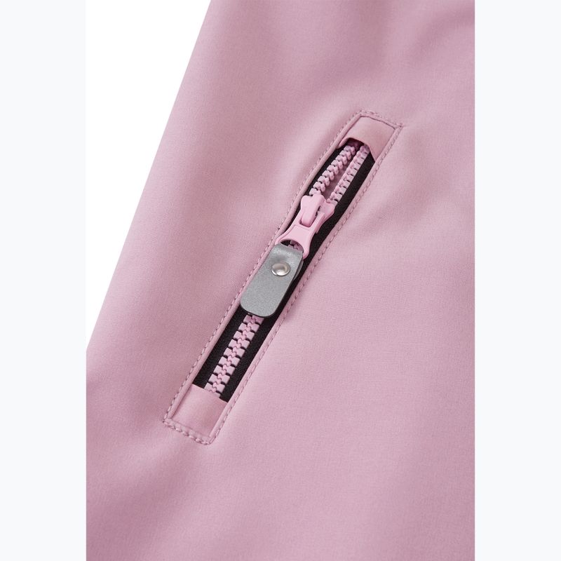 Kombinezon softshell dziecięcy Reima Mjosa grey pink 5