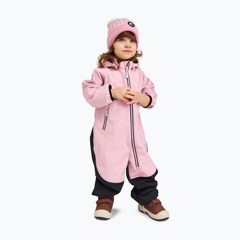 Kombinezon softshell dziecięcy Reima Mjosa grey pink 6
