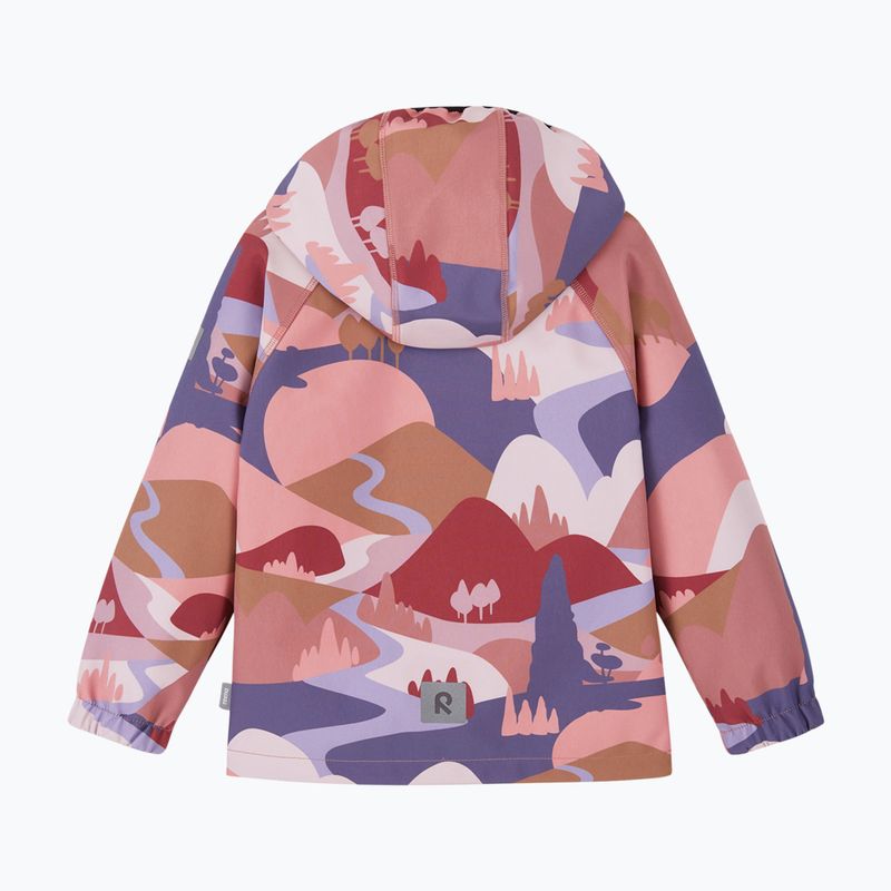 Kurtka softshell dziecięca Reima Vantti rose blush 2