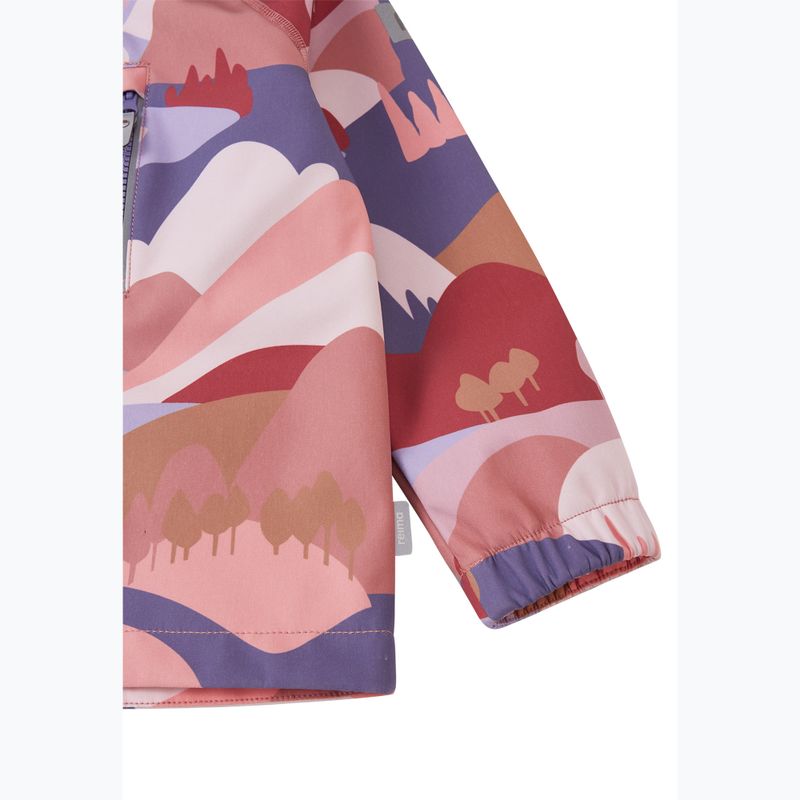 Kurtka softshell dziecięca Reima Vantti rose blush 5