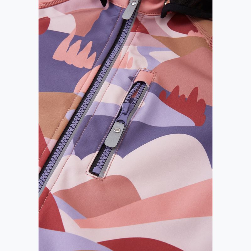 Kurtka softshell dziecięca Reima Vantti rose blush 6