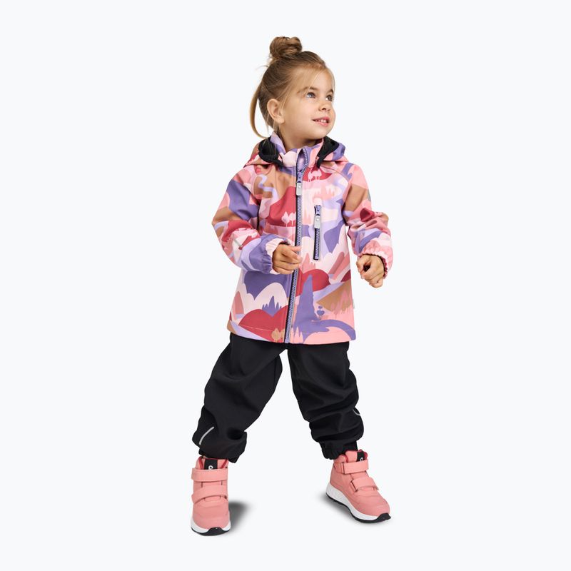 Kurtka softshell dziecięca Reima Vantti rose blush 9