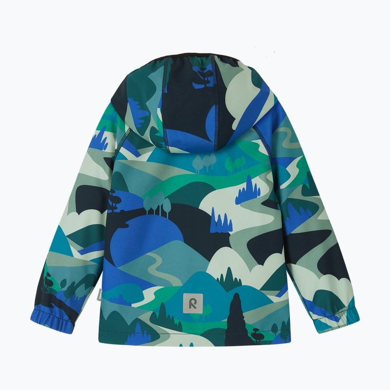 Kurtka softshell dziecięca Reima Vantti dparkly blue 2
