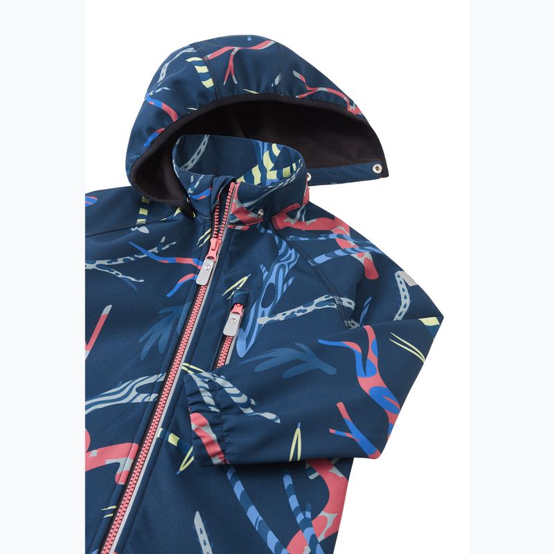 Kurtka softshell dziecięca Reima Vantti navy 4