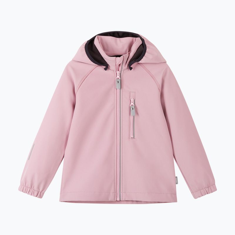 Kurtka softshell dziecięca Reima Vantti 5100009C-4500 grey pink