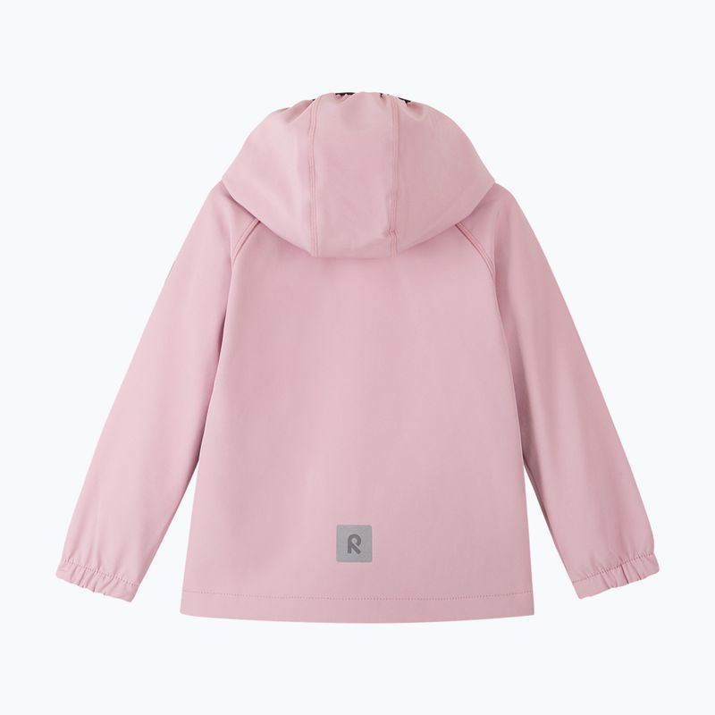 Kurtka softshell dziecięca Reima Vantti 5100009C-4500 grey pink 2