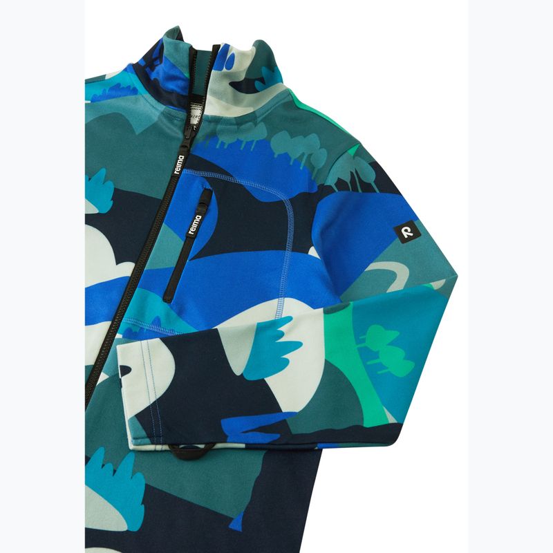 Bluza polarowa dziecięca Reima Iisisti sparkly blue 3