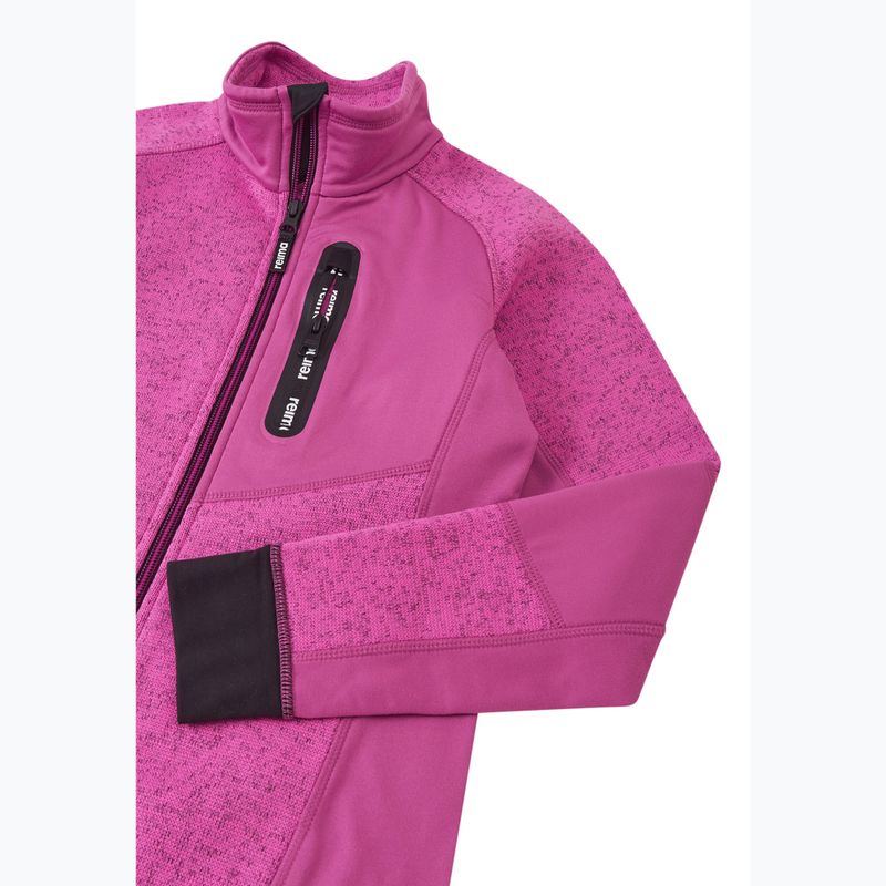 Bluza polarowa dziecięca Reima Laskien fucshia 3