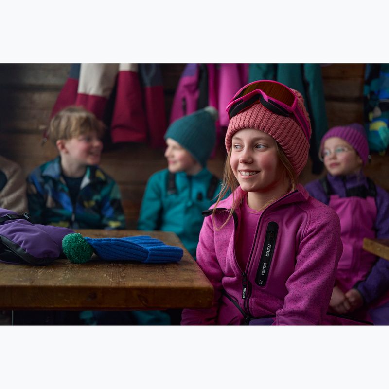 Bluza polarowa dziecięca Reima Laskien fucshia 6