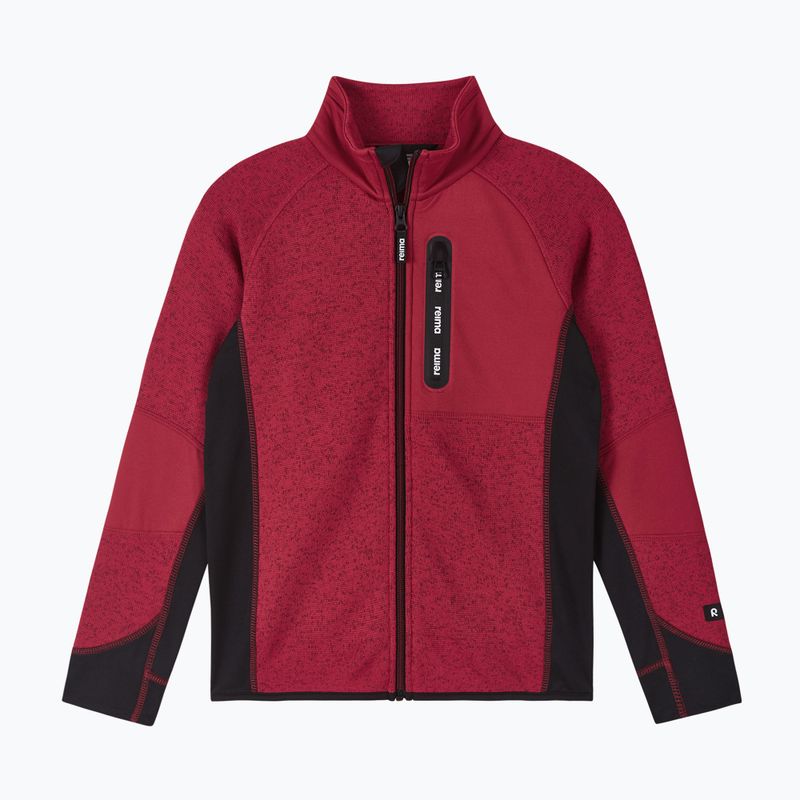 Bluza polarowa dziecięca Reima Liukuen cranberry