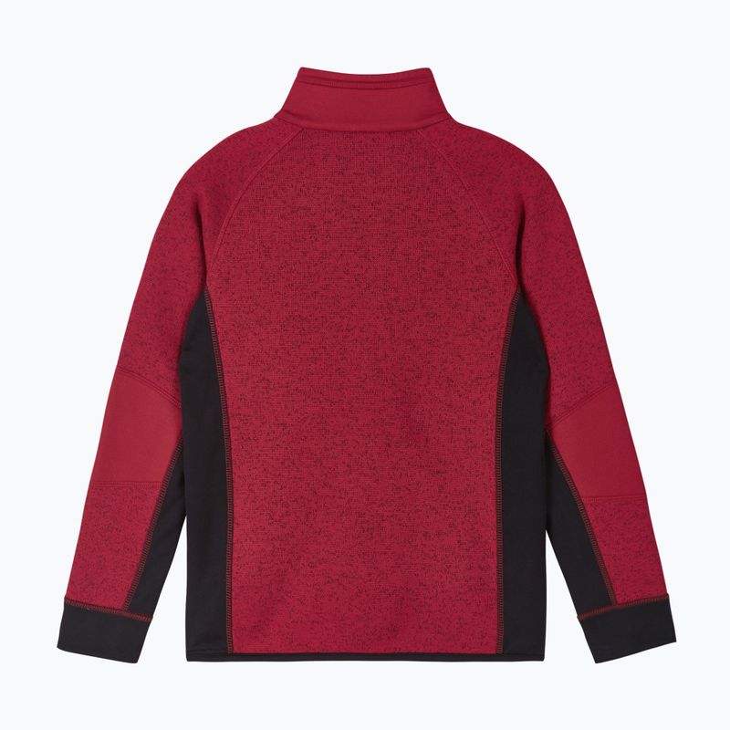 Bluza polarowa dziecięca Reima Liukuen cranberry 2