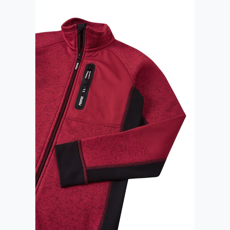 Bluza polarowa dziecięca Reima Liukuen cranberry 3