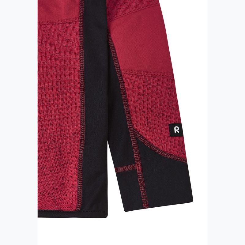 Bluza polarowa dziecięca Reima Liukuen cranberry 4
