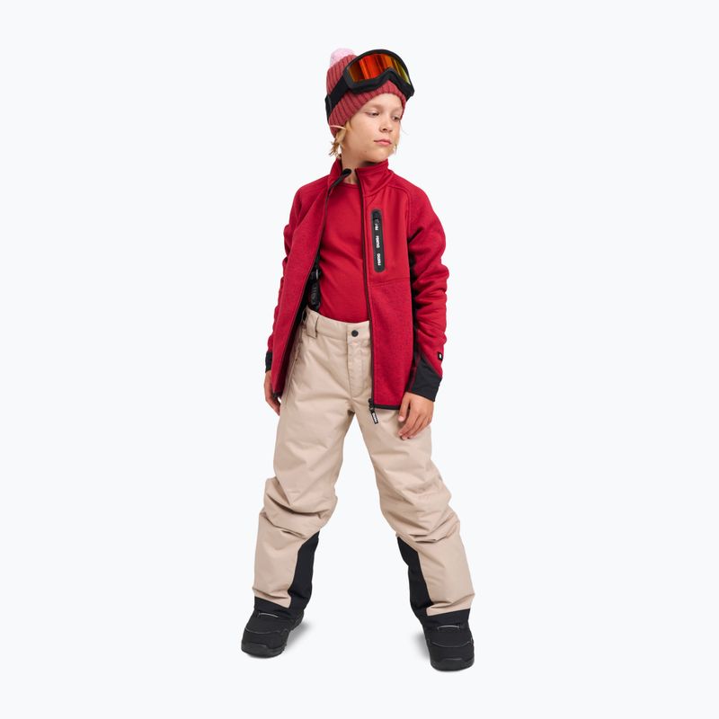 Bluza polarowa dziecięca Reima Liukuen cranberry 6